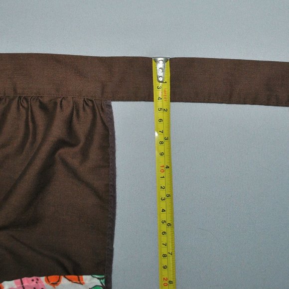 Vintage Handmade Hostess Apron Reversible w/ Pockets - Picture 7 of 9